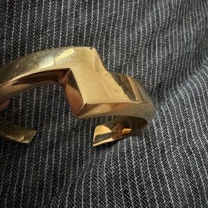 Tiffany Picasso Gold Geometric Cuff Bracelet - Women Accessories